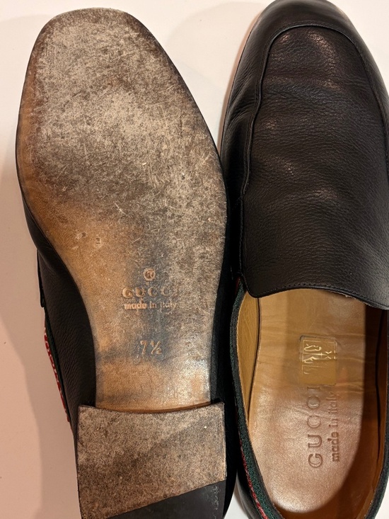 Gucci Men’s Leather Loafers Size US 7.5